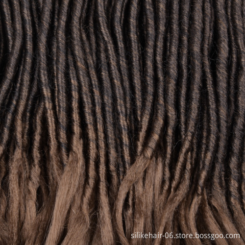 22 Inch Straight Goddess Locs with Curly Ends for Black Women Synthetic Crochet Hair Braiding Goddess Faux Locs Crochet Hair